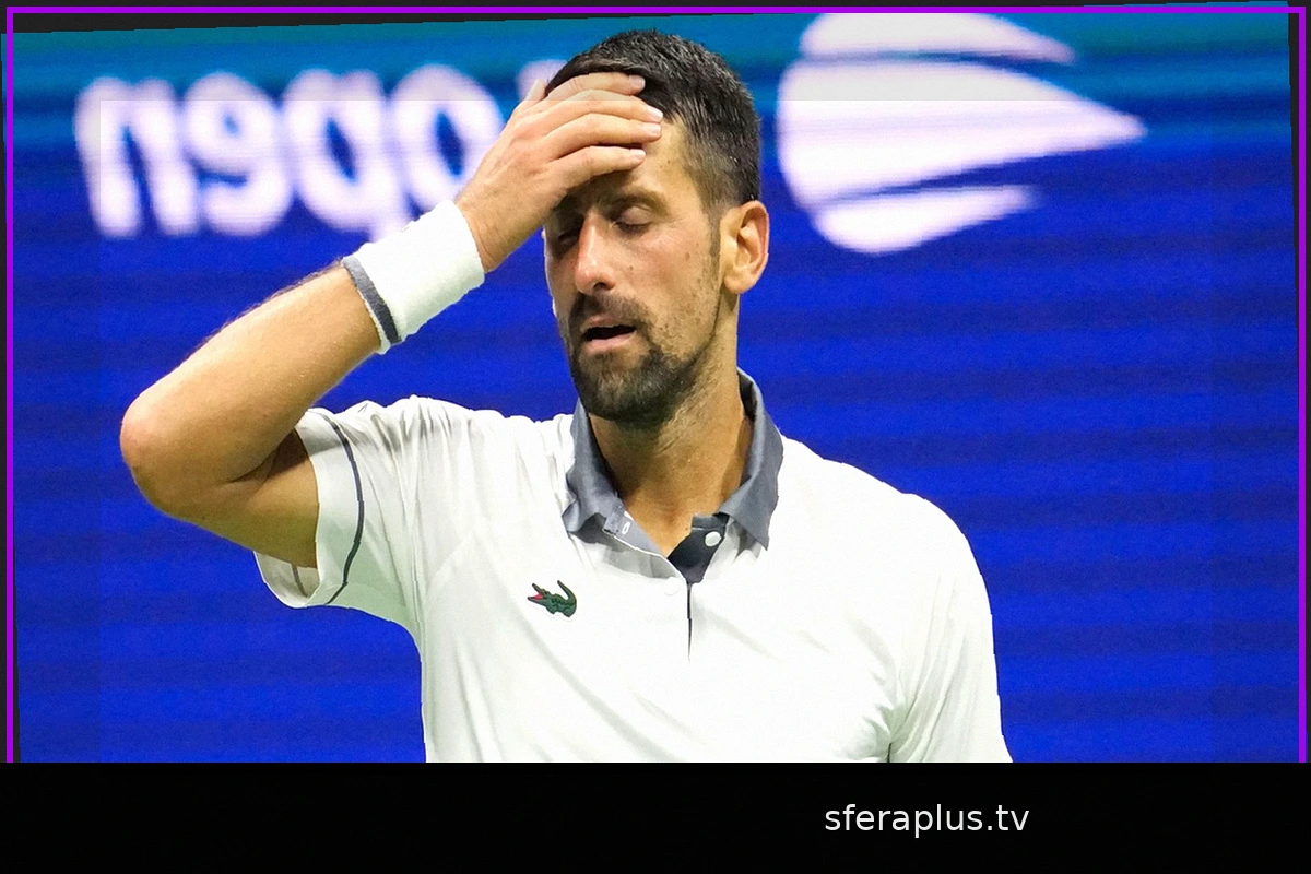 Новак Джокович выбыл из US Open на ранней стадии